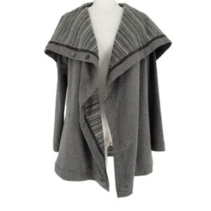Lululemon sweater cardigan coat | Savasana Grey Wrap size 4
